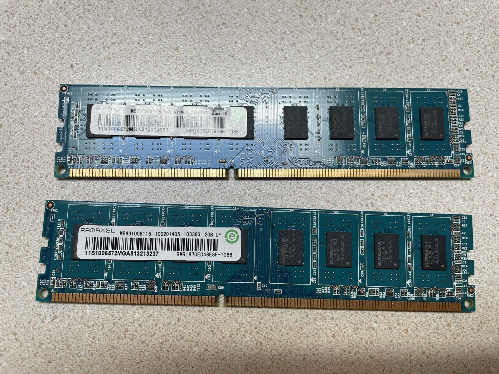 Ramaxel 4gb (2gx2) RMR1870ED48E8F-1066 RAM Memory for Desktop PC