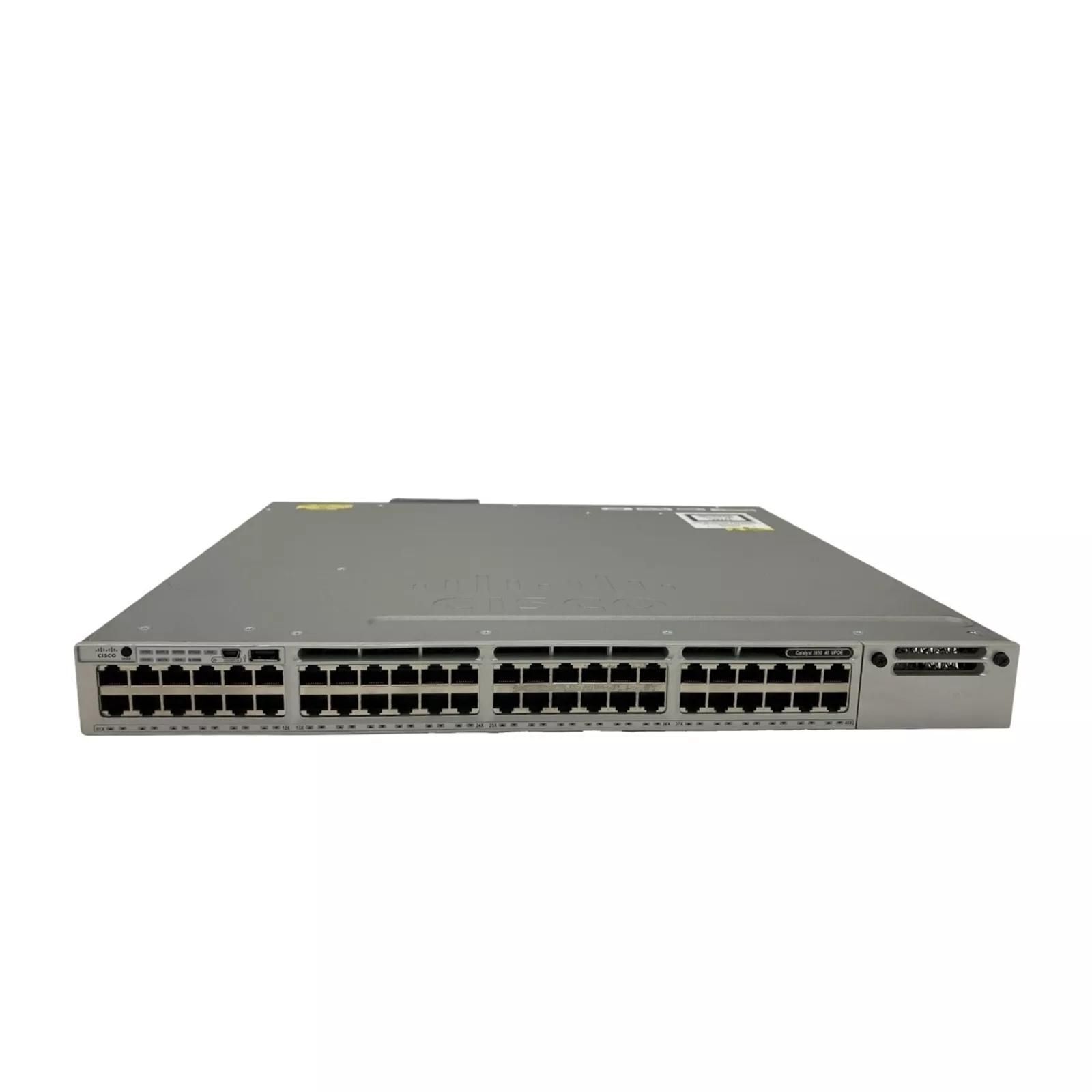 Cisco WS-C3850-48U-S 48 Port UPoE Switch Latest IOS Rack Mounts 90 Day Warranty