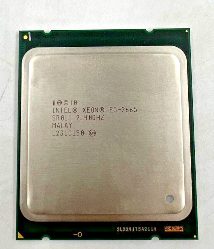 SR0L1 Intel Xeon E5 -  2665 SR0L1 2.4GHz MALAY L231C150 V2 Processor