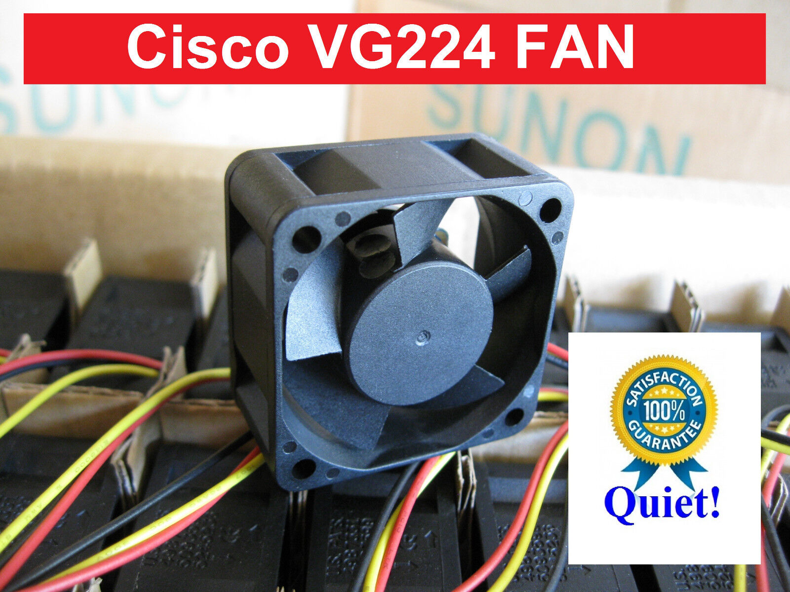 1x Quiet Replacement Fan (18dBA noise) for Cisco VG224 Voice Gateway
