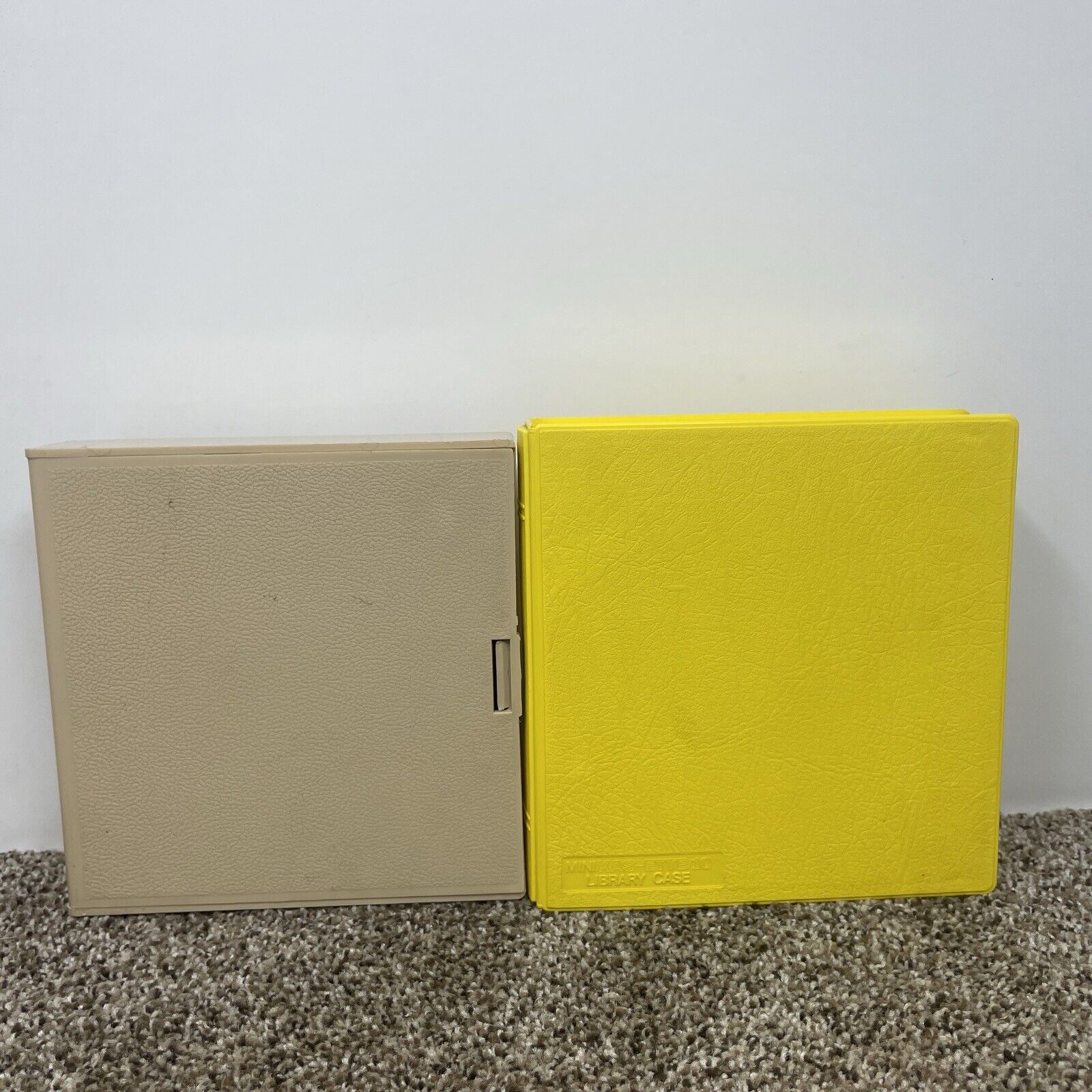 Lot Of 2 - Vintage Floppy Disk Storage- Cases