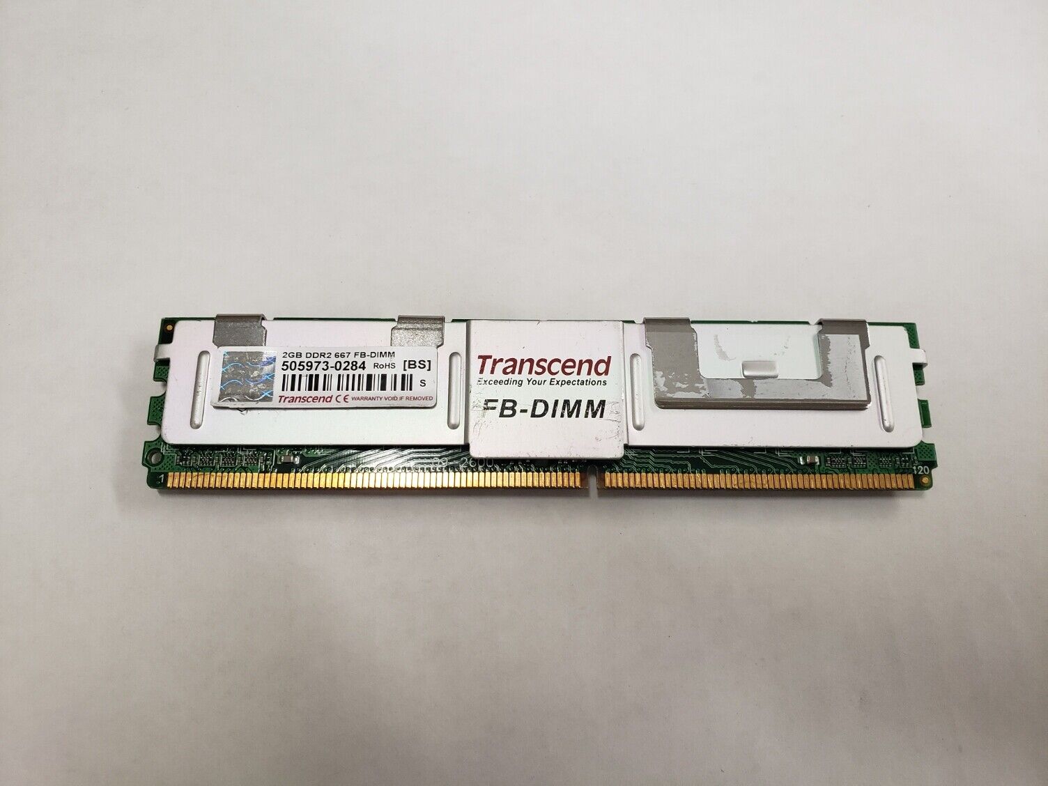 Transcend 2GB DDR2 SDRAM Memory Module - TS256MFB72V6U-T 667FB TESTED