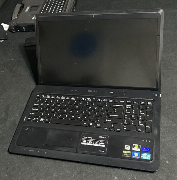 Sony Vaio Black Laptop Model PCG-81312L i7 F Series GeForce Graphics Card NO OS