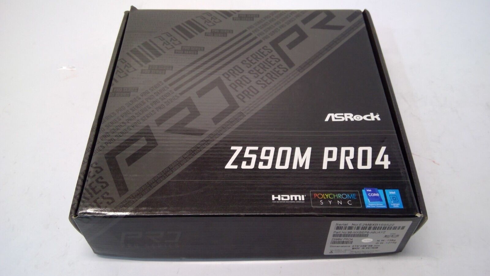 ASRock Z590M PRO4 LGA 1200 Intel Z590 SATA 6Gb/s Micro ATX Intel Motherboard