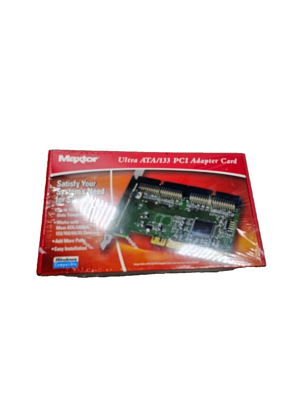Maxtor Ultra ATA/133 IDE Adapter Card PCI K01PCAT133 New, Sealed