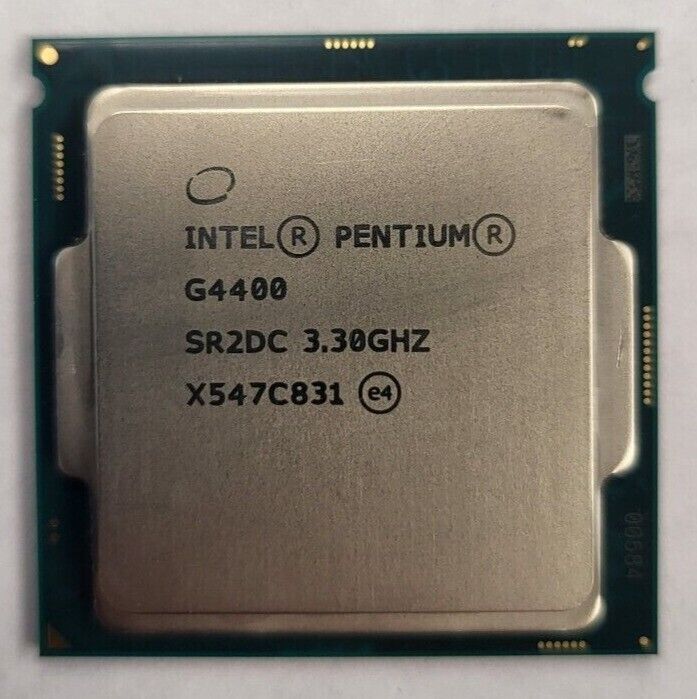 Lot of 2: Intel Pentium G4400 Dual Core CPU (3M Cache 3.30GHz 6th generation)