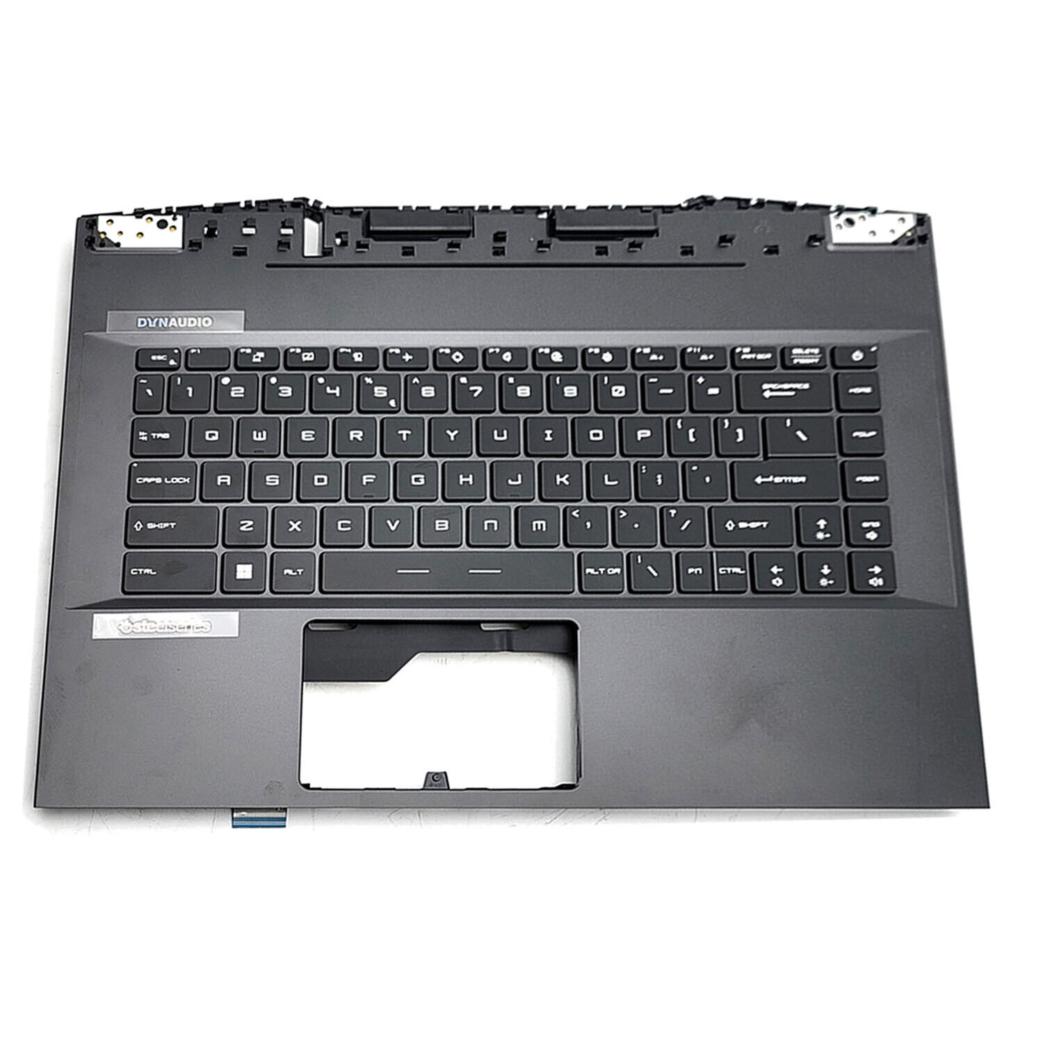 New For MSI GE66 MS-1541 1543 Palmrest w/ Full Colorful Backlit Keyboard Gray US