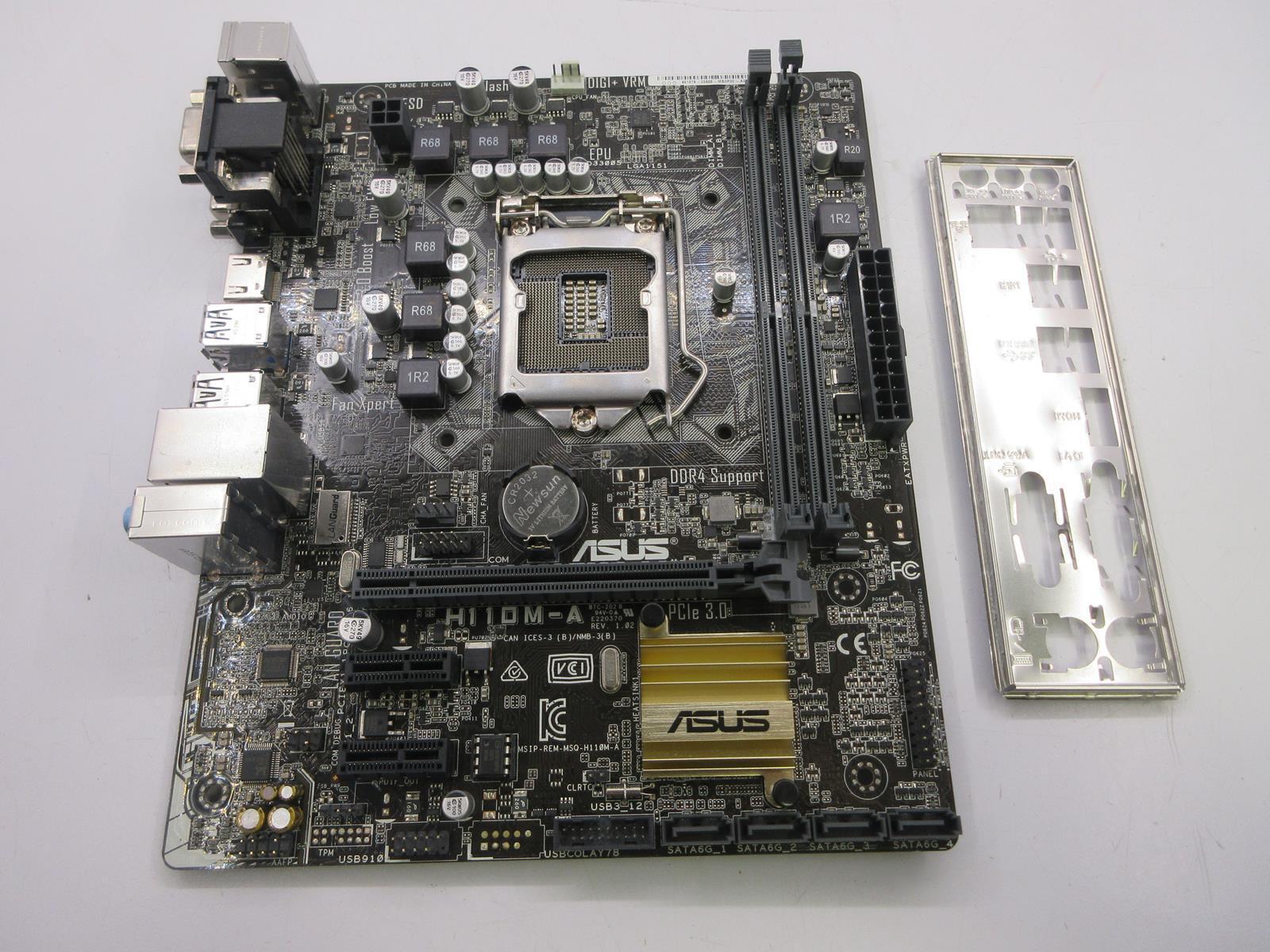 ASUS Motherboard H110M-A | No CPU