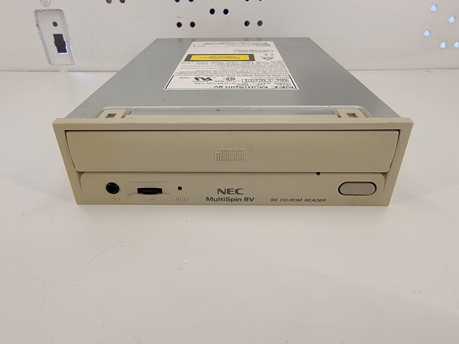 NEC CDR-1450A 1996 Sound Blaster 8X IDE CD-ROM, Beige Faceplate - Untested