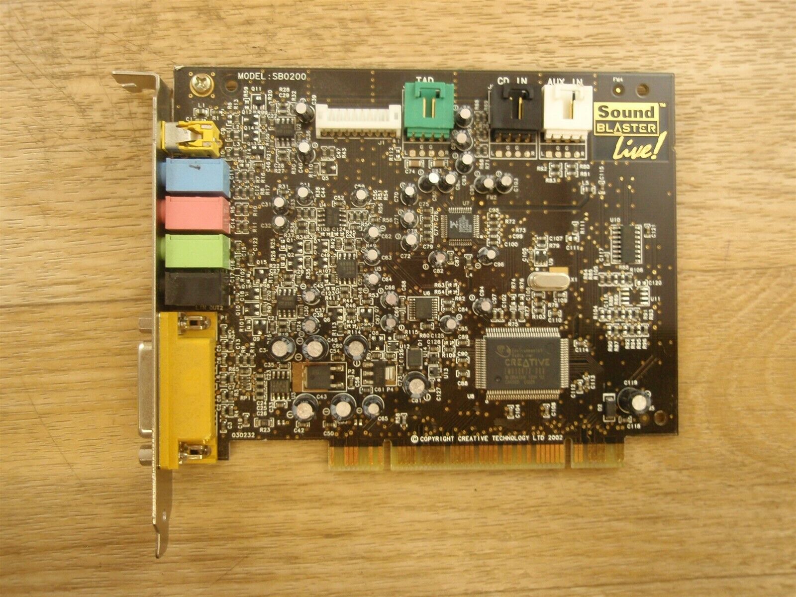 0R533 Dell Creative Sound Blaster LIVE PCI Sound Card
