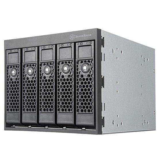 Silverstone SST-FS305-E 5 x 3.5inch SAS/SATA HDD/SSD 5.25inch Bay Trayless Cage