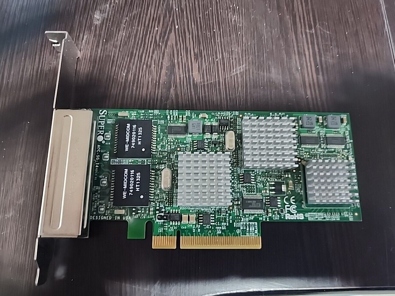 Supermicro AOC-SG-i4 Quad Port Gigabit PCI-E 2.0 x4 Ethernet Controller NIC