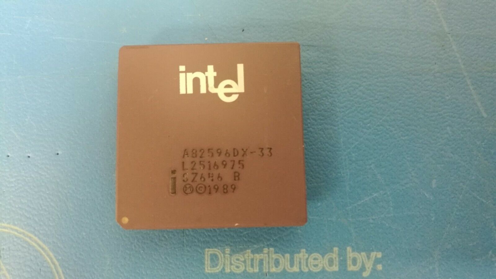A82596DX-33 INTEL VINTAGE Processor IC NEW UNUSED