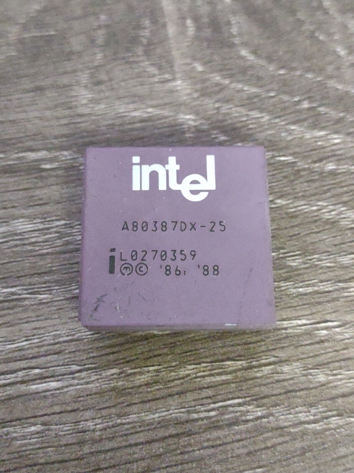 Intel A80387DX-16 FPU Math Coprocessor 16MHz PGA68 Vintage 387 Processor