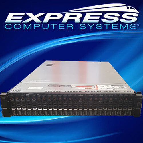 Dell PowerEdge R730XD 24-Bay 2x Heat Sinks, H730P, Rails, Bezel, DRAC Enterprise