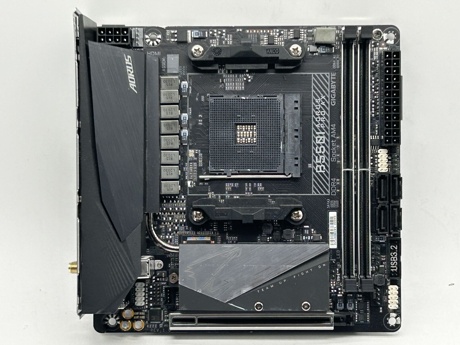 Gigabyte B550I Aorus Pro AX Motherboard AM4 AMD Mini ITX DDR4 64GB Parts Read