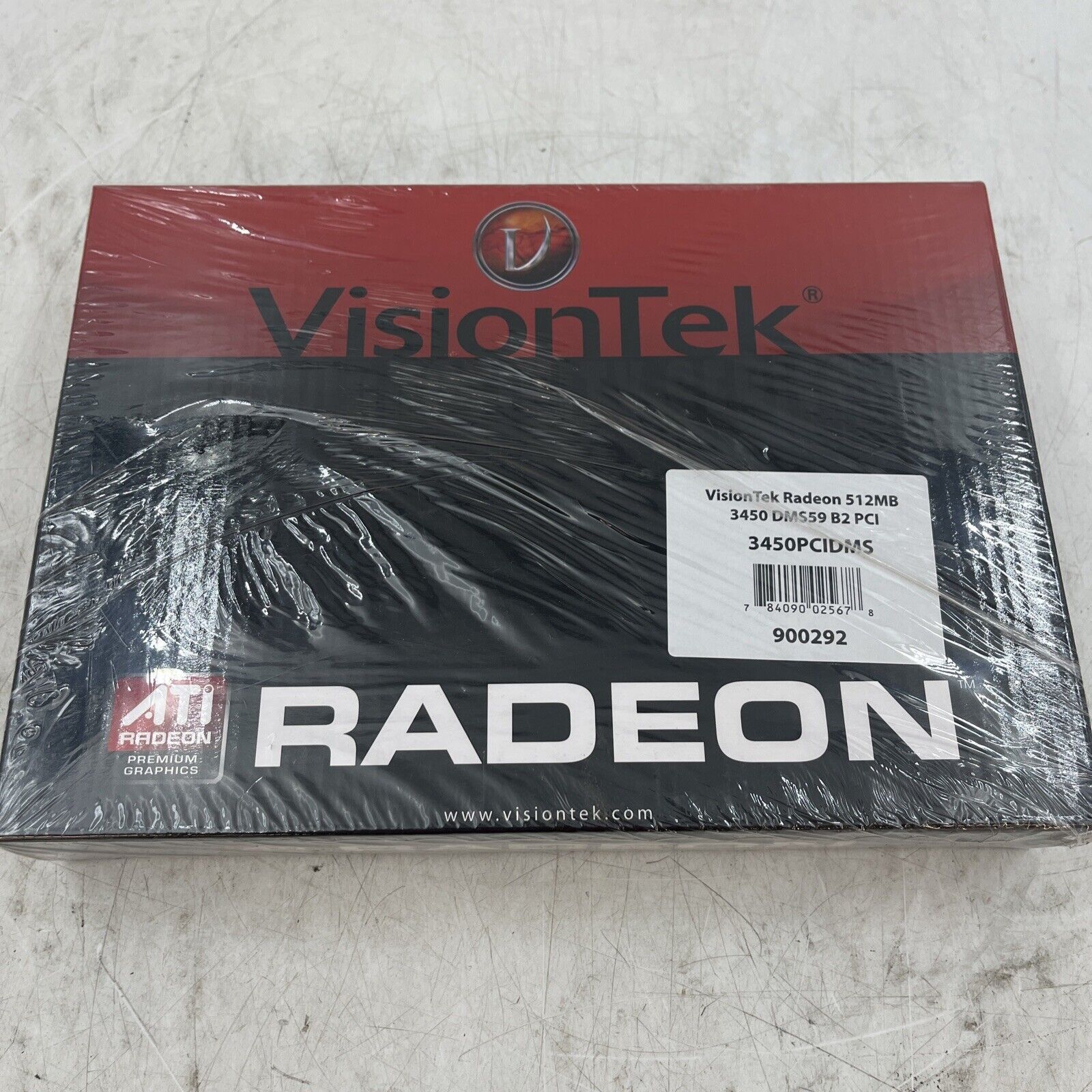 VisionTek ATI Radeon HD3450, 512MB, DMS-59 + 2xDVI-I Connector PCI Graphics Card