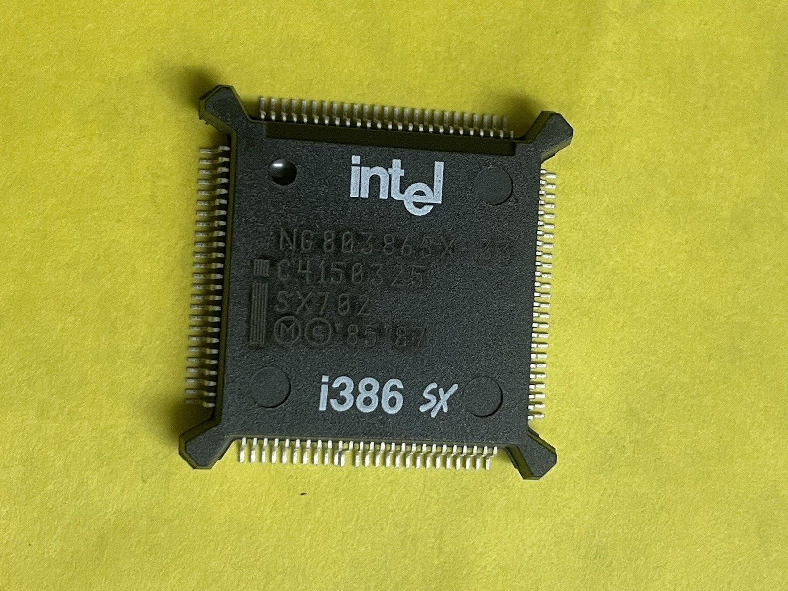 New Vintage Intel386 SX Microprocessor – Retro Computing
