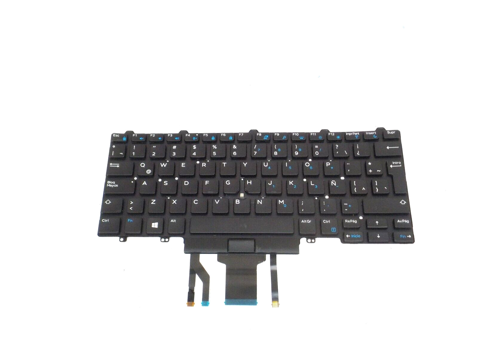 New Spanish - Dell OEM Latitude 5490 7490  5495 Laptop Backlit Keyboard G30V9
