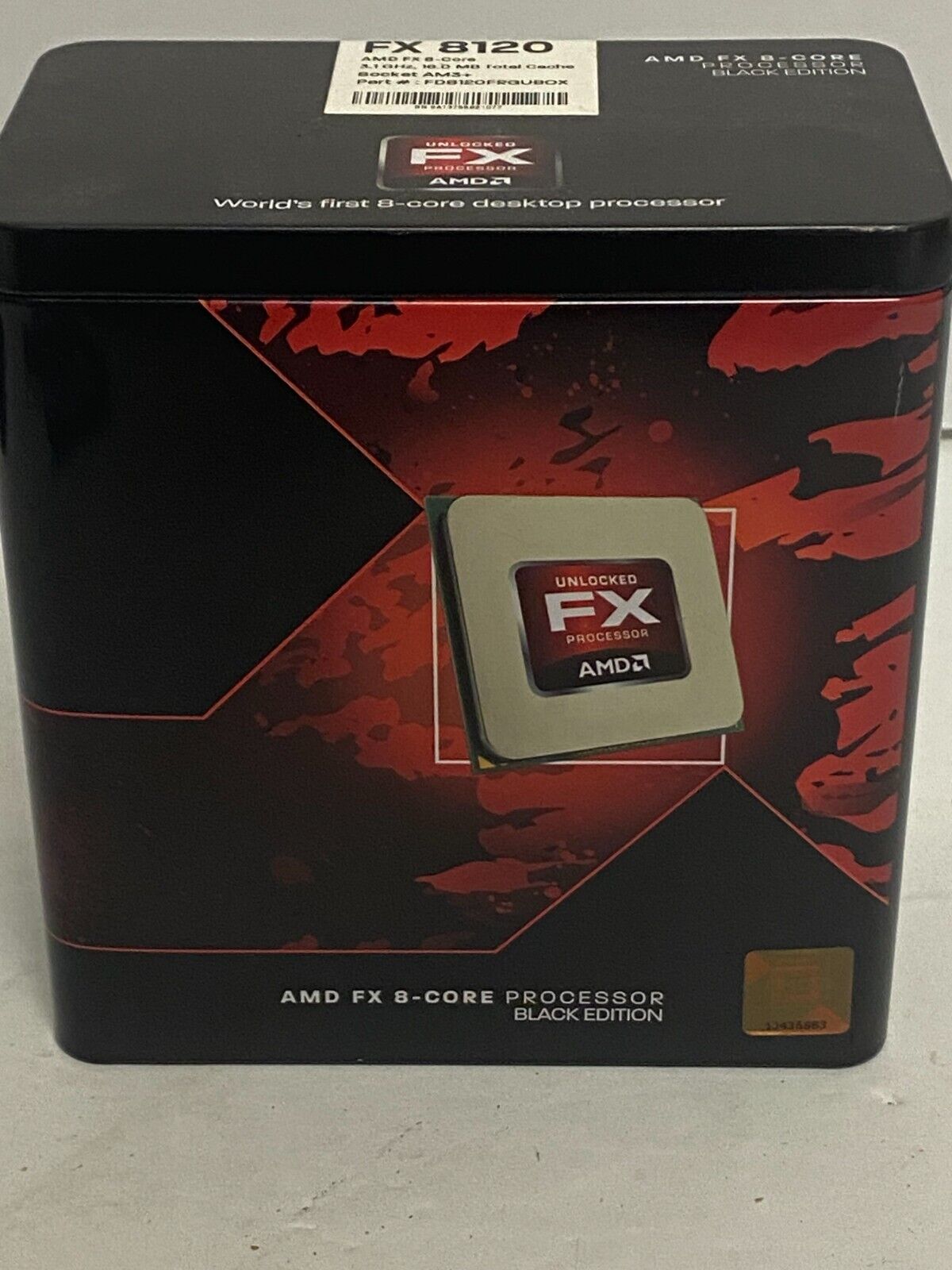 AMD FX-8120 Eight Core 3.1 GHz 16.0 MB AM3+ Processor Black Edition New Sealed