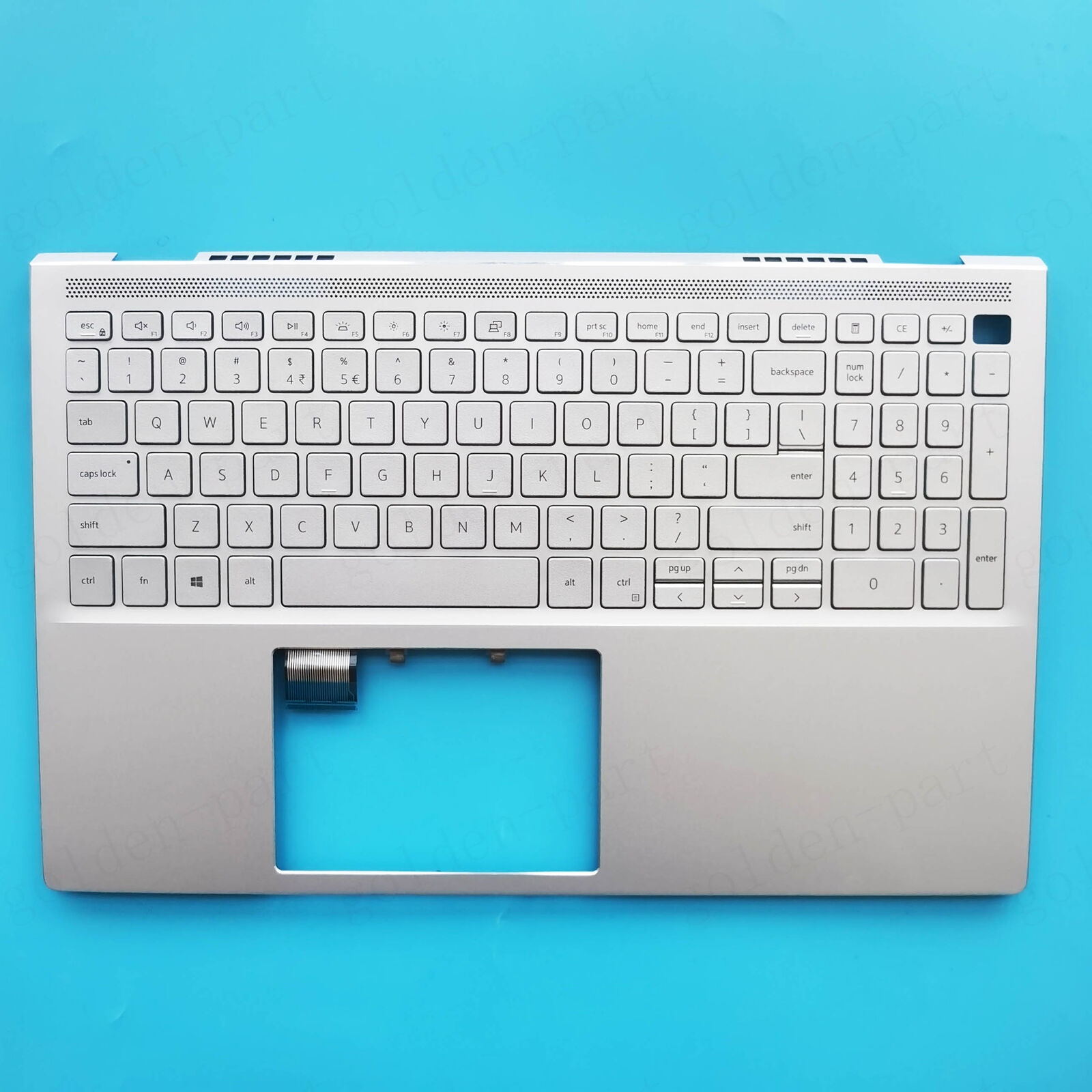 New For Dell Inspiron 7500 7501 7000 7706 2-in-1 Palmrest Backlit Keyboard US