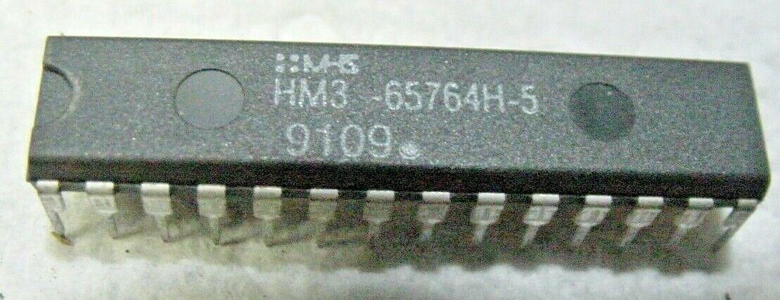 1 NOS MHS HM3-65764H-5 HIGH SPEED CMOS SRAM, DIP-28,