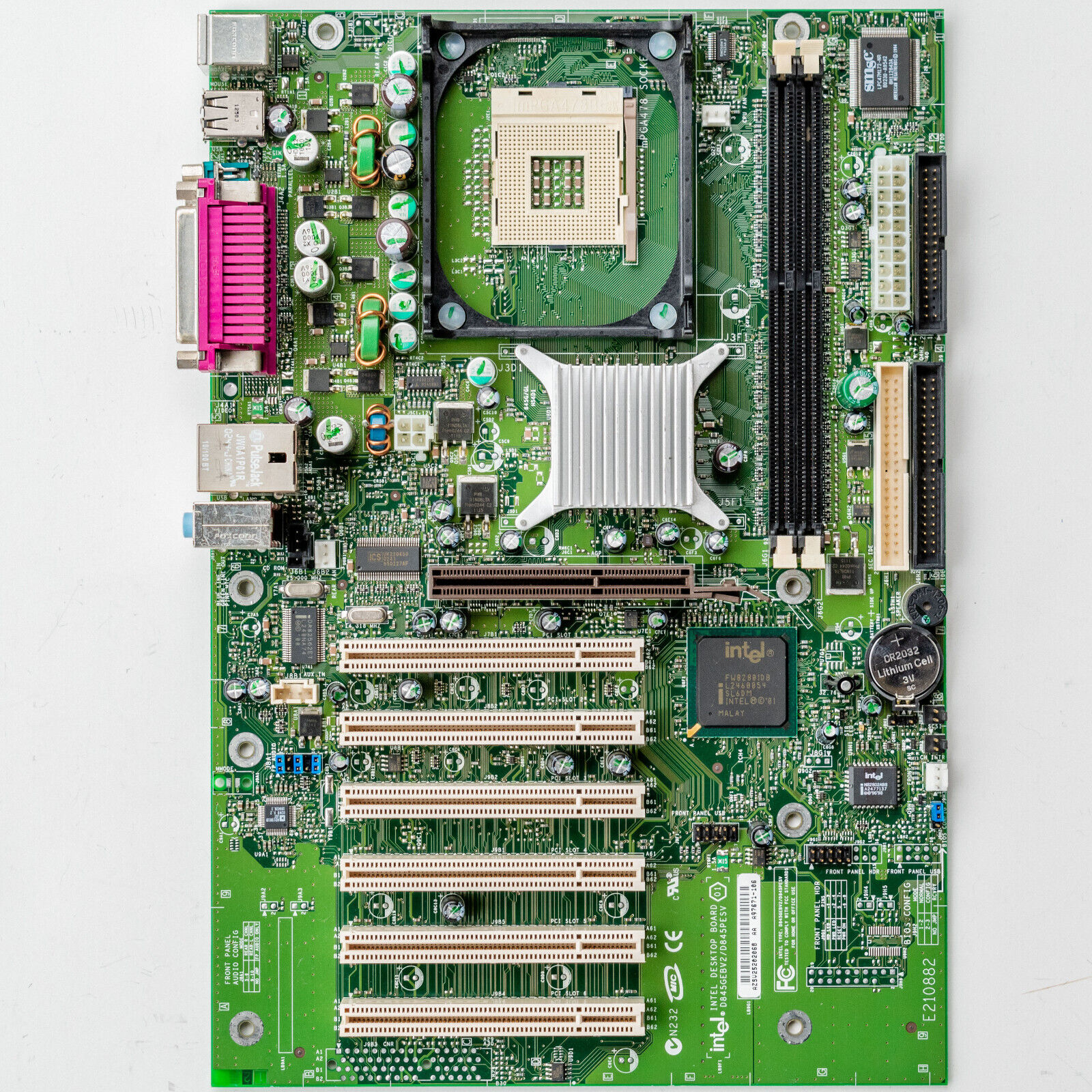 Intel D845PESV A97671-106 Socket 478 ATX DDR AGP Pentium 4 Windows 98 Retro