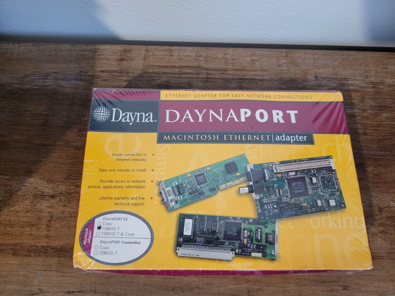 Dayna DaynaPort Macintosh Ethernet Adapter For Easy Network Connections.10BASE-T