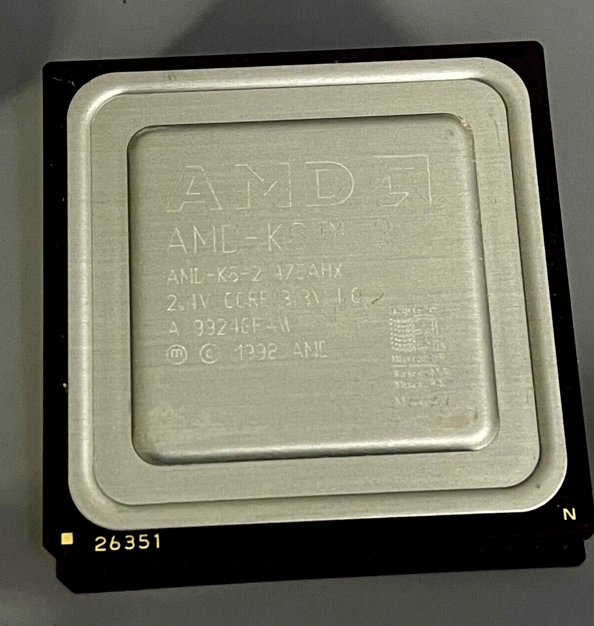 VINTAGE TESTED PULLS AMD K6-2 475AHX SOCKET 7 CPU USA SELLER US-OFF2-BX1