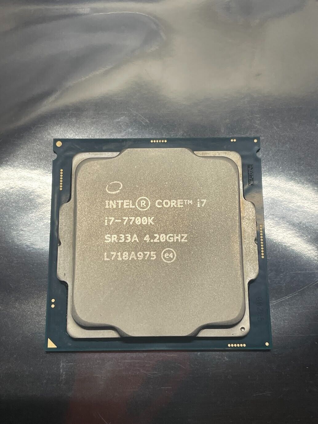 Intel Core I7-7700K Processor (4.2 GHz, Quad-Core, LGA 1151) SR33A - Tested Good