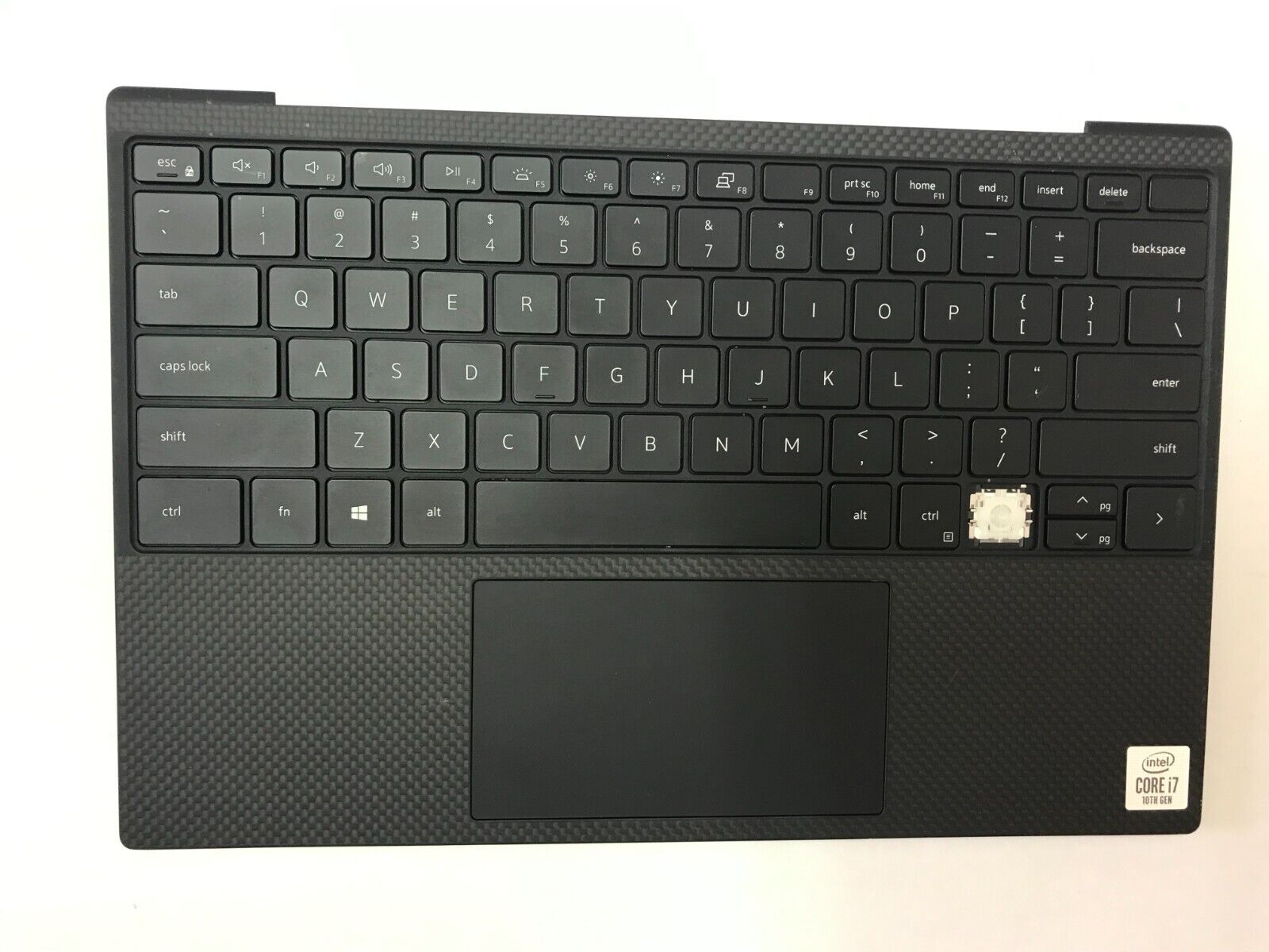 OEM Dell XPS 9300 Laptop Palmrest Touchpad US Backlit Keyboard P/N- Y75C4