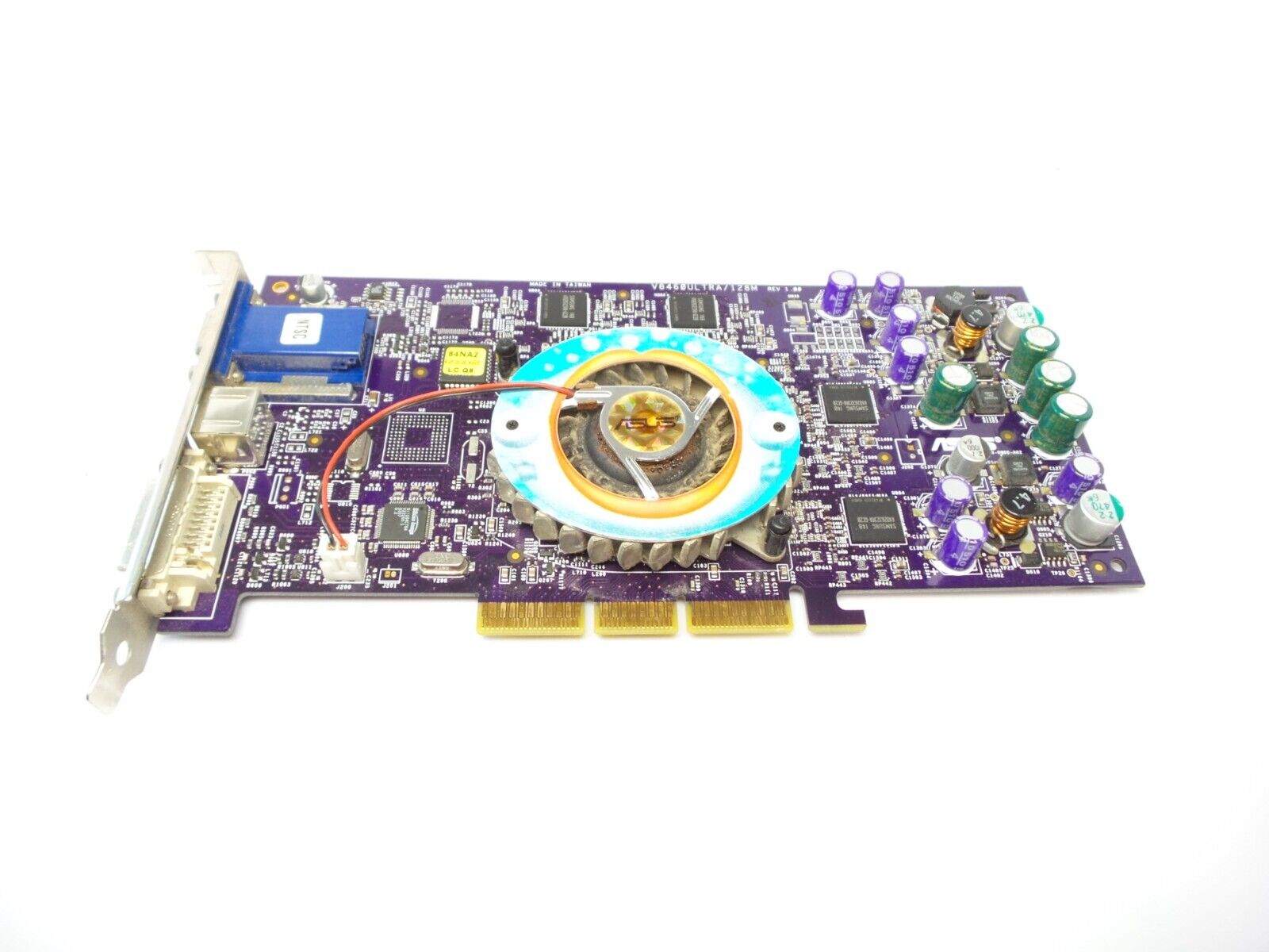 RARE ASUS V8460 Ultra GeForce4 Ti4600 GRAPHICS CARD VGA S-VIDEO