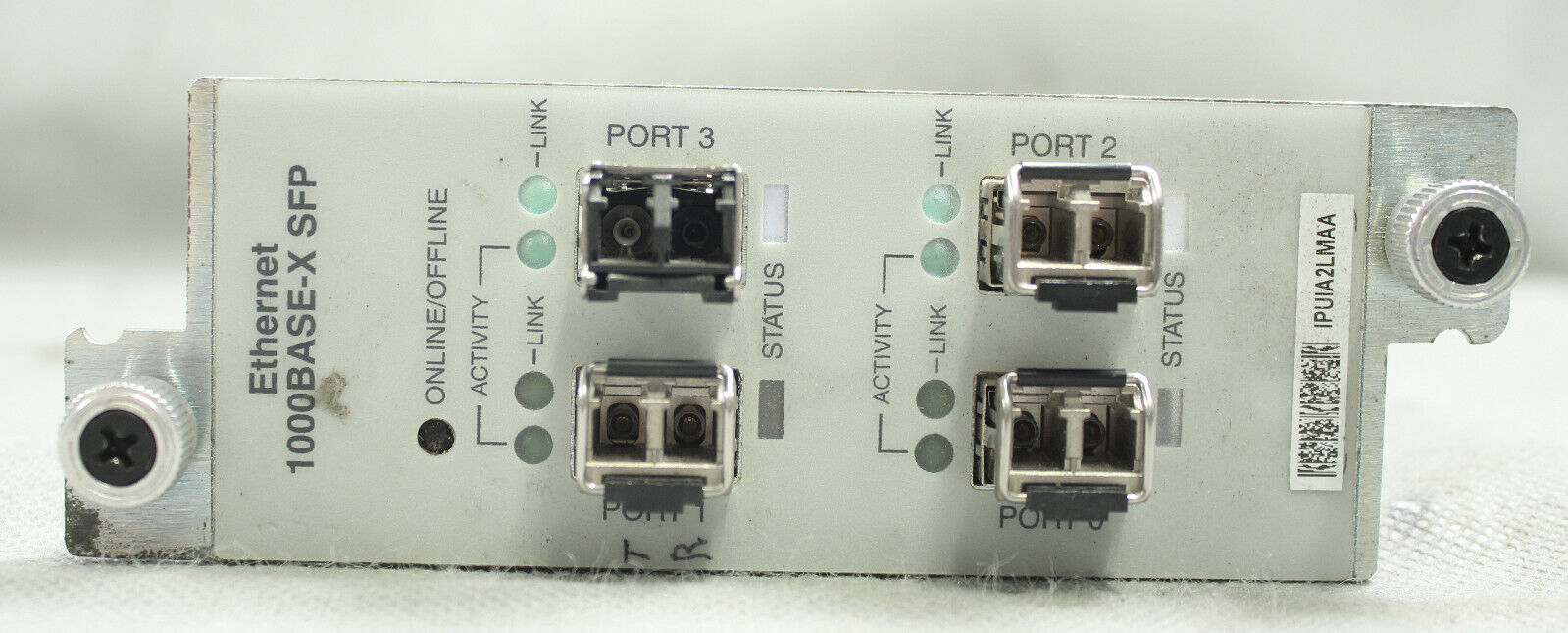 Juniper Ethernet 1000BASE-X SFP Module Card IPUIA2LMAA w/ Gbics