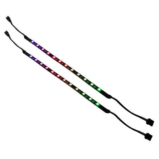 Silverstone LS03 30mm Addressable 12 RGB LED Flexible Light Strip (2 Strips)