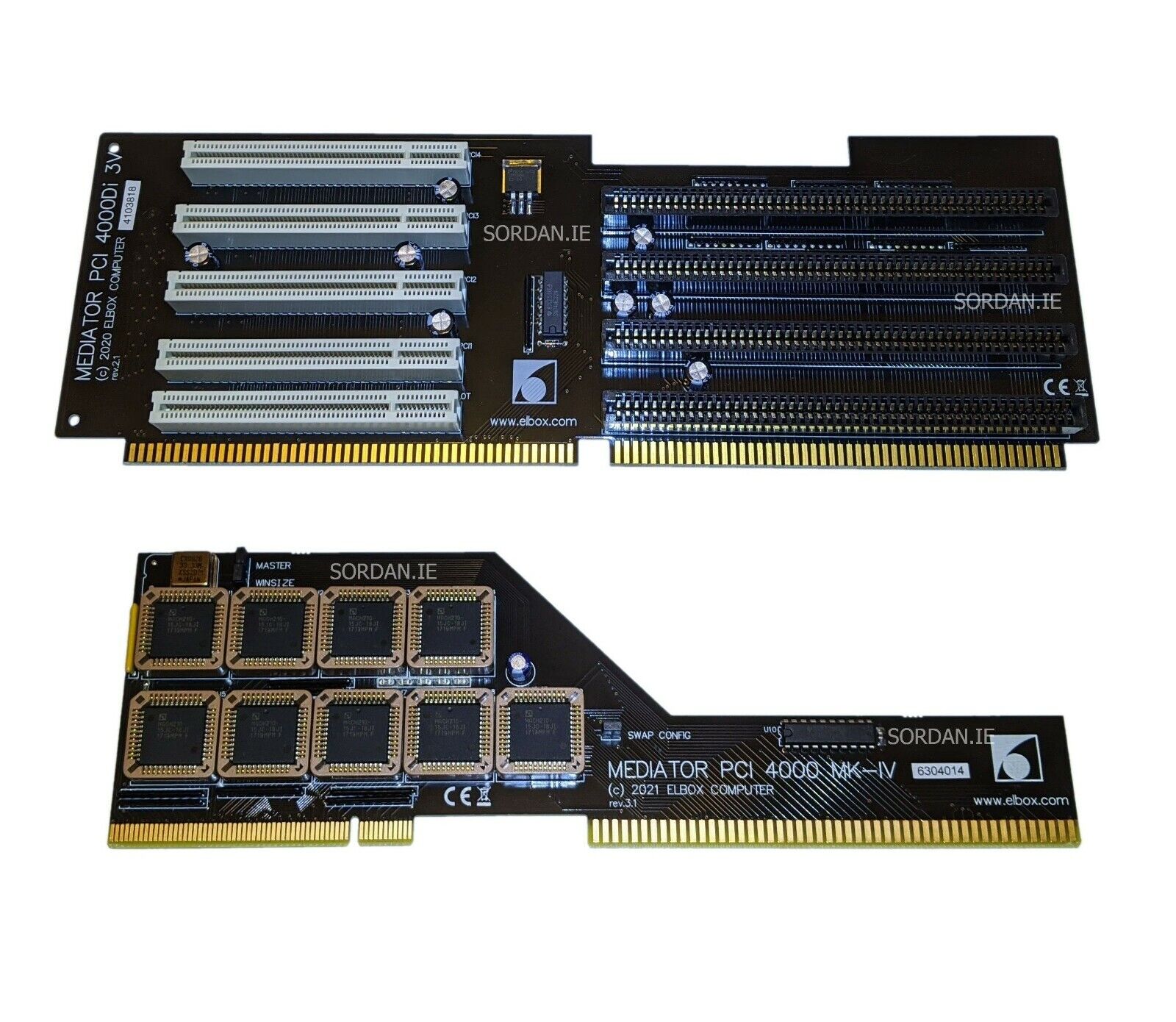 New Mediator PCI 4000Di 3V MK-III 4x PCI 3x Zorro III/II Slots - Amiga 4000 #842