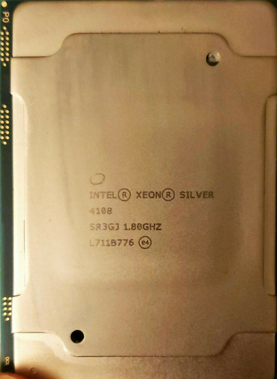 INTEL XEON SILVER 4108 CPU PROCESSOR 8 CORE 1.80GHZ 11MB L3 CACHE 85W SR3GJ