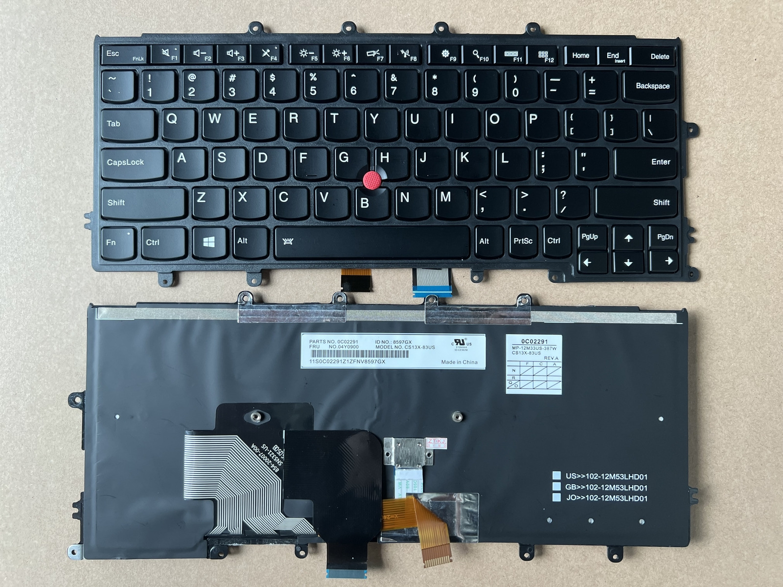 Genuine Keyboard for Thinkpad X230S X240 X240S X250 X260 X270 04Y0900 Backlit