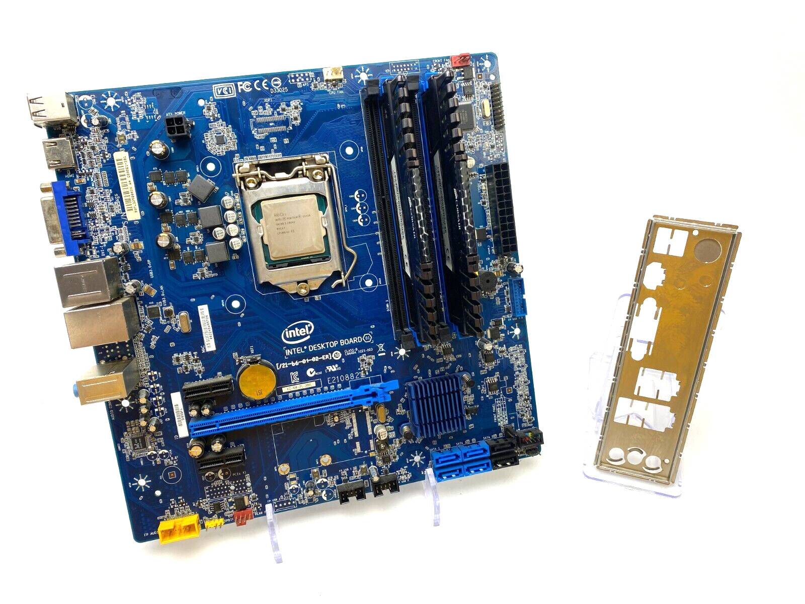 INTEL DB85FL MICRO-ATX DESKTOP MOTHERBOARD G3420 3.2GHz CPU LGA1150 8GB DDR3 RAM