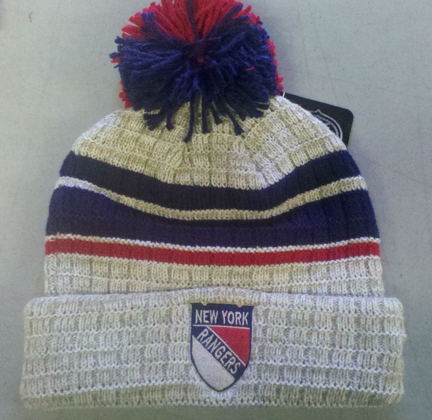 New York Rangers Knit Beanie Toque Winter Hat Skull Cap - Winter Classic Cuffed
