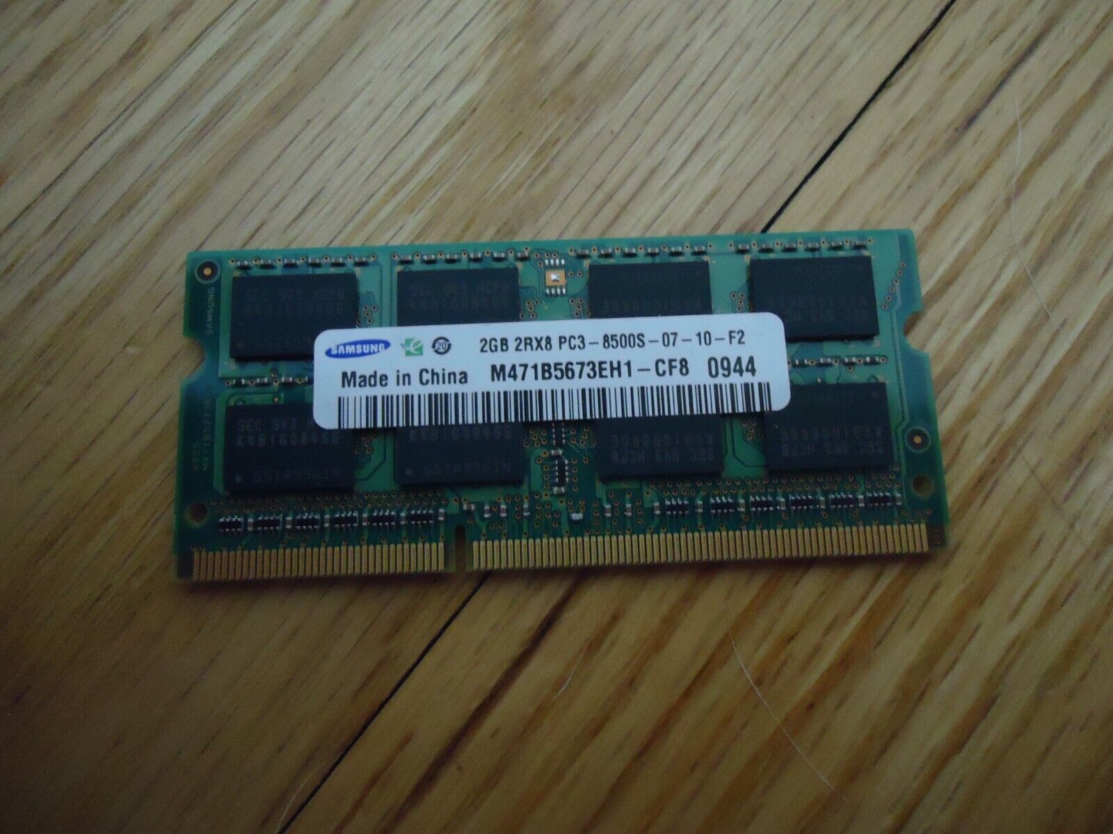 Samsung 2 GB SO-DIMM 1066 MHz DDR3 SDRAM Memory (M471B5673EH1-CF8), USED