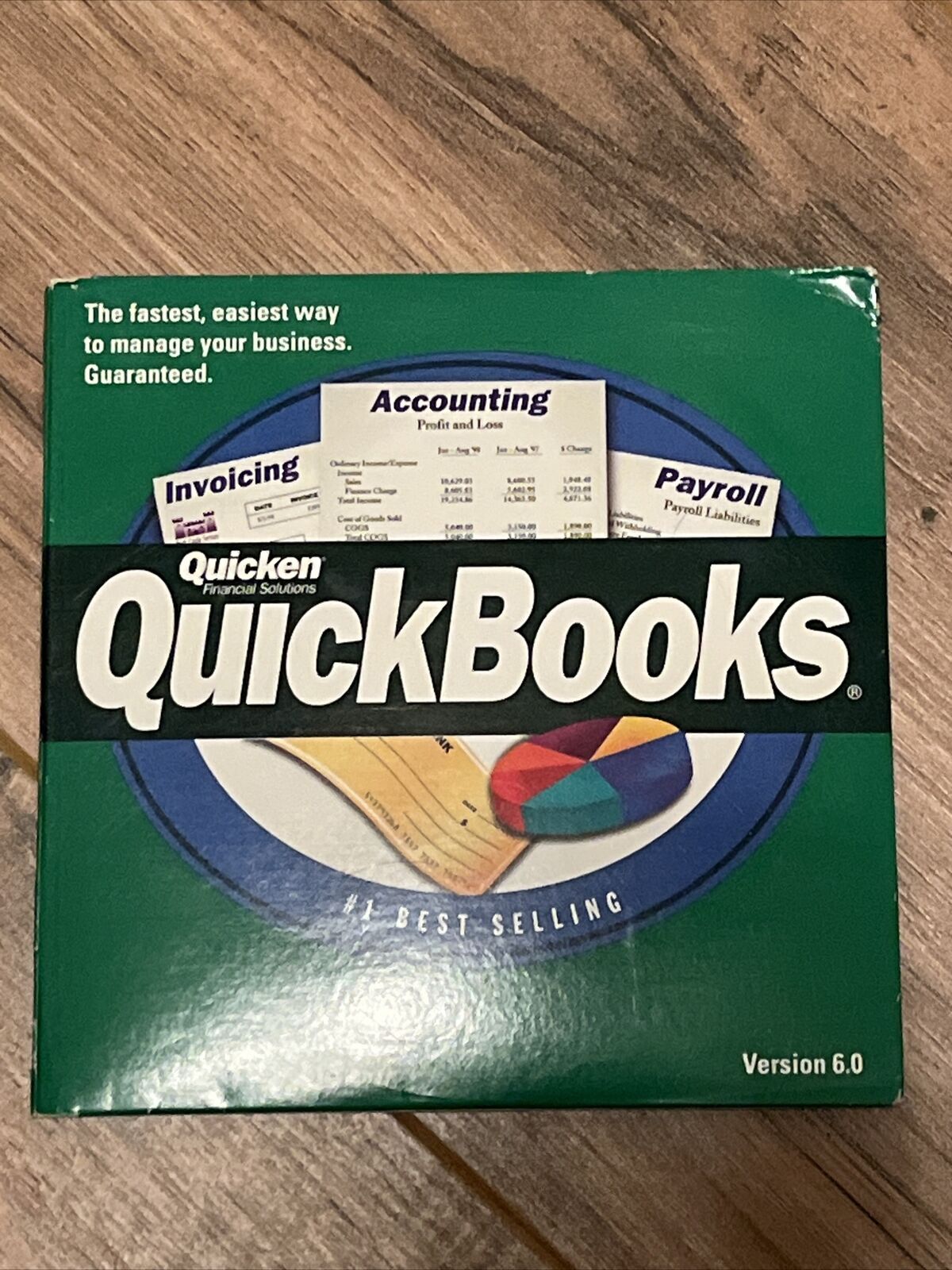 QuickBooks Pro Version 6.0 Vintage Windows 95 PC Software w/serial