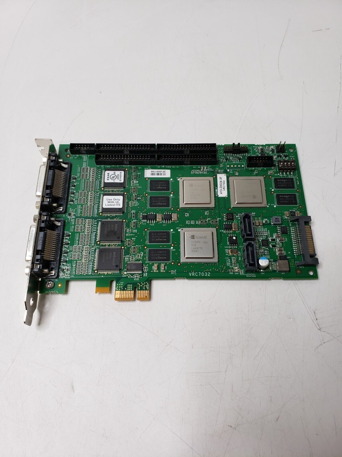 Maxlinear PCI Express Add-in Card 32 Channel Stretch EXAR VRC7032 &Ribbon Cables