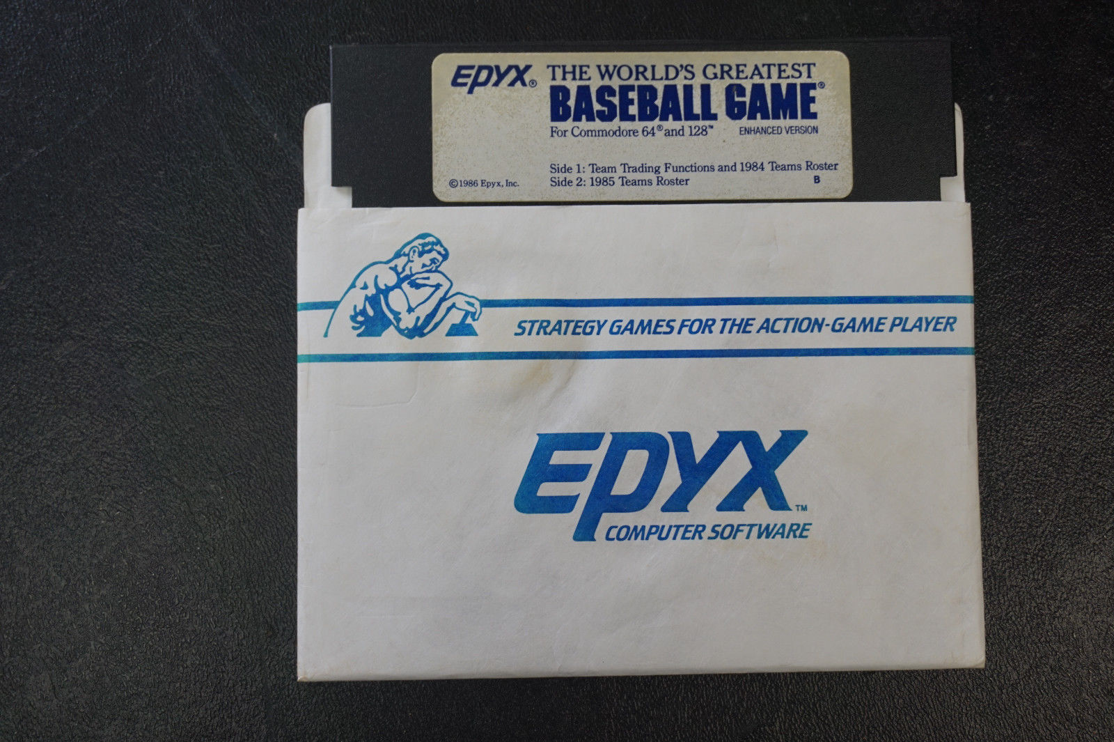EPYX The Worlds Greatest Baseball Game 64 / 128 - 5.25 Media