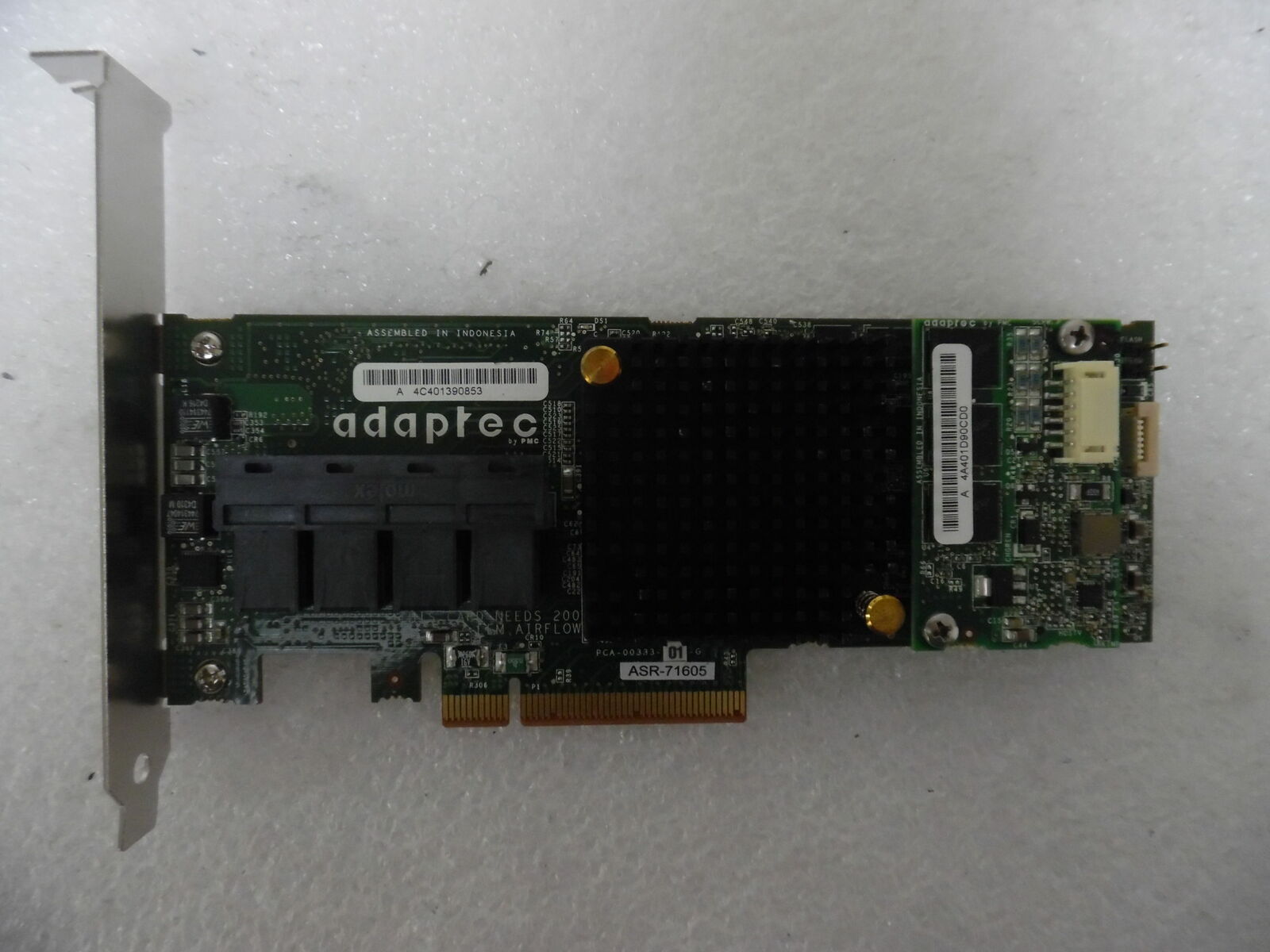 Adaptec ASR-71605 16-Port 6Gbps PCIe RAID Card No BBU Full Height