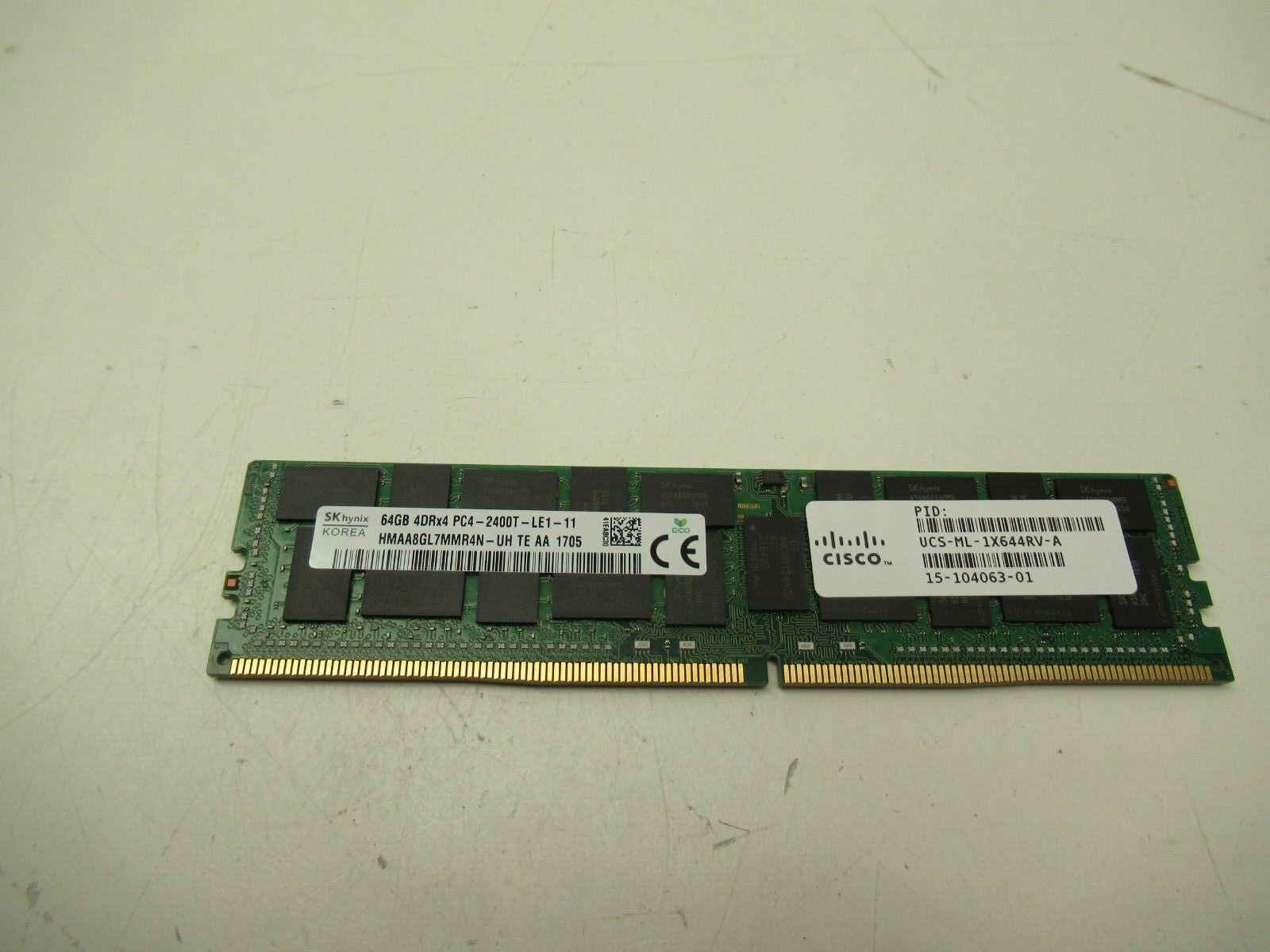 SKhynix 64GB 4DRx4 PC4-2400T HMAA8GL7MMR4N-UH  Server Memory
