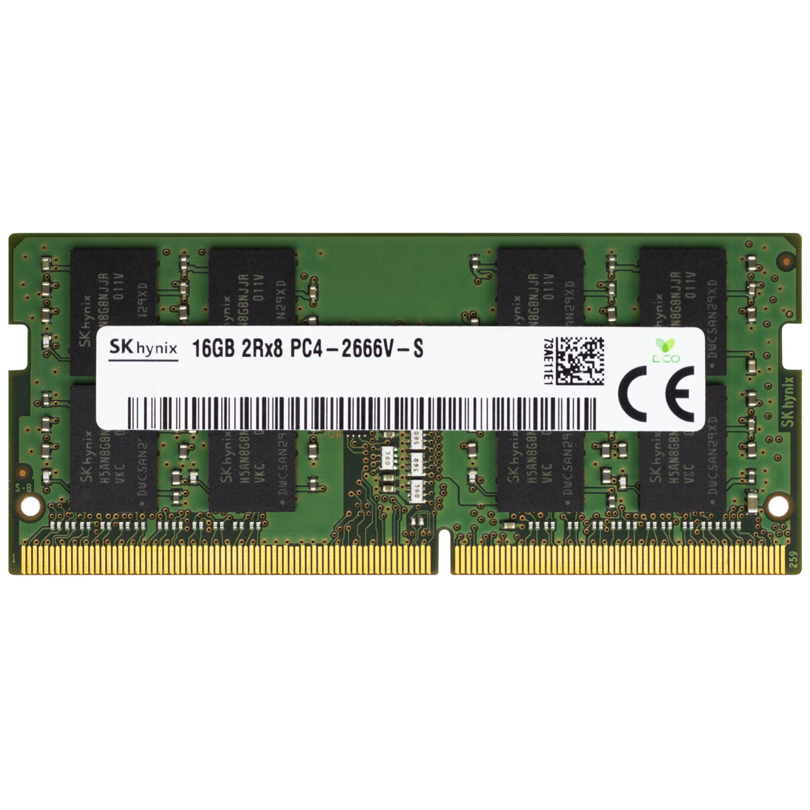 Hynix 16GB DDR4 2666 MHz PC4-21300 SODIMM 260-Pin 2Rx8 Laptop Memory RAM 1x 16G
