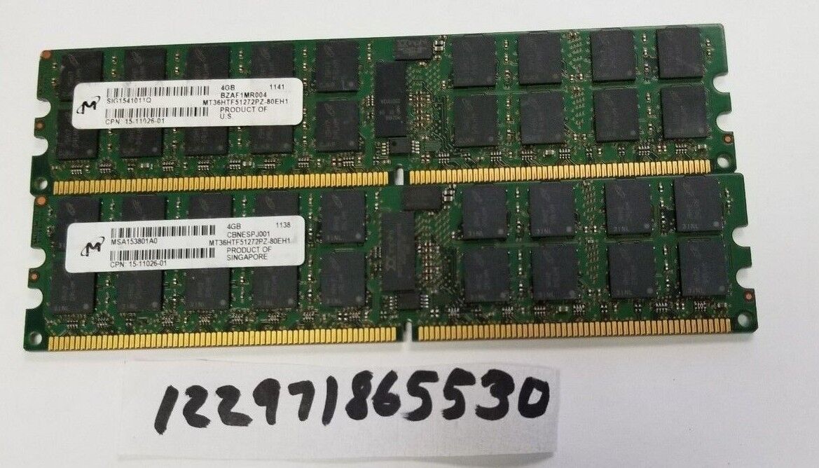 Cisco SMART N7K-SUP1-8GBUPG 8GB Upgrade Kit (2x4GB) 15-11026-01