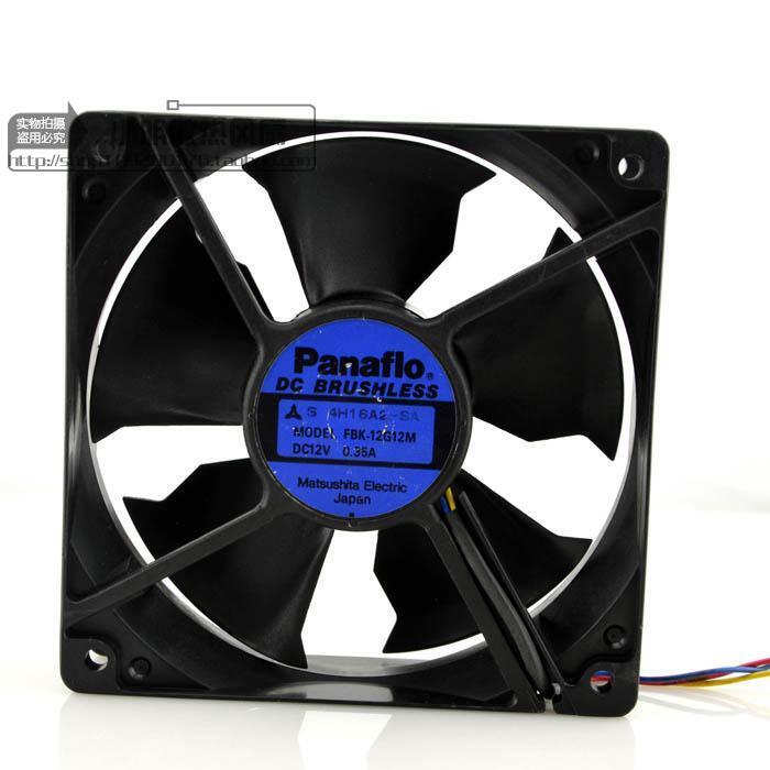 1 pcs Panasonic DC 12V 0.35A FBK-12G12M 3-wire 12cm cooling fan