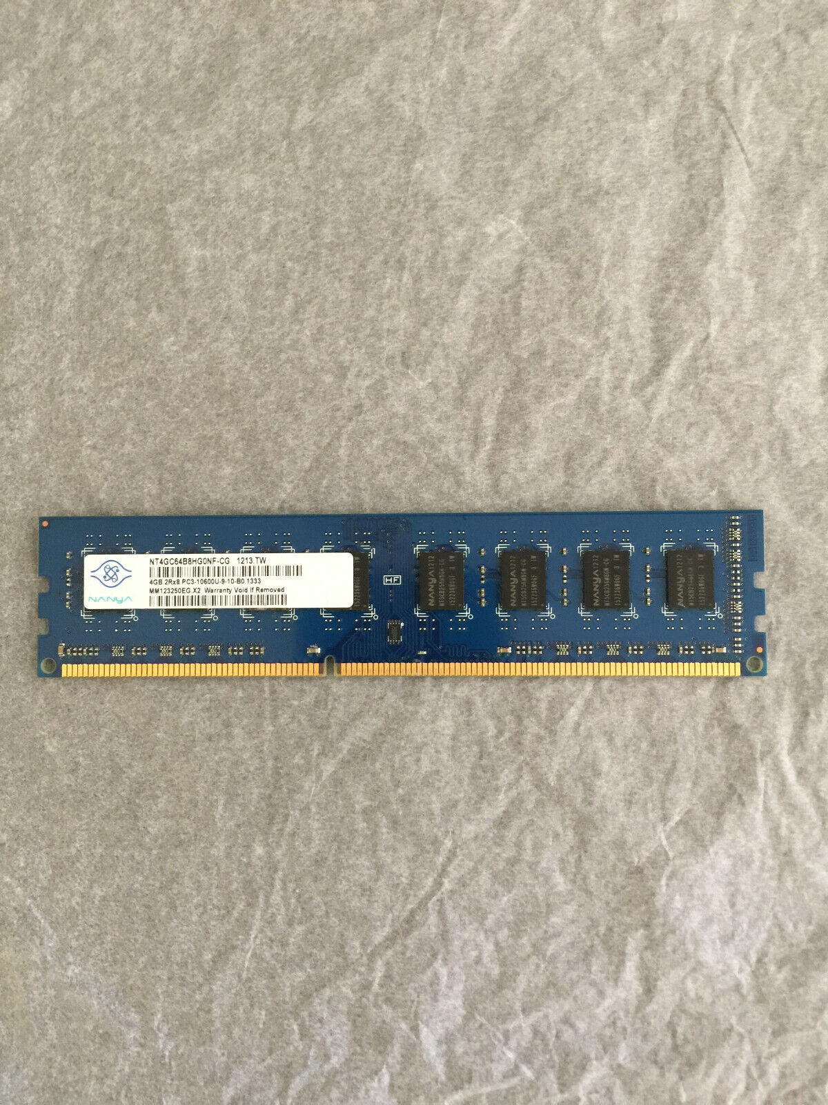 Nanya NT4GC64B8HG0NF-CG - 4GB 1333Mhz PC3-10600U DDR3-1333 Desktop Memory Ram