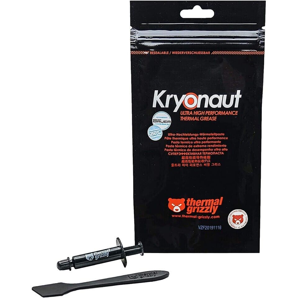 1g Thermal Grizzly Kryonaut The High Performance Thermal Paste Cooling CPU/GPU